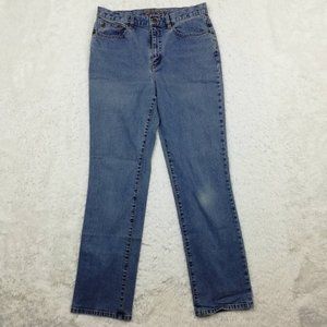 Ralph Lauren Womens Boot Cut  Jeans Blue Pockets‎ Medium Wash Low Rise Denim 8